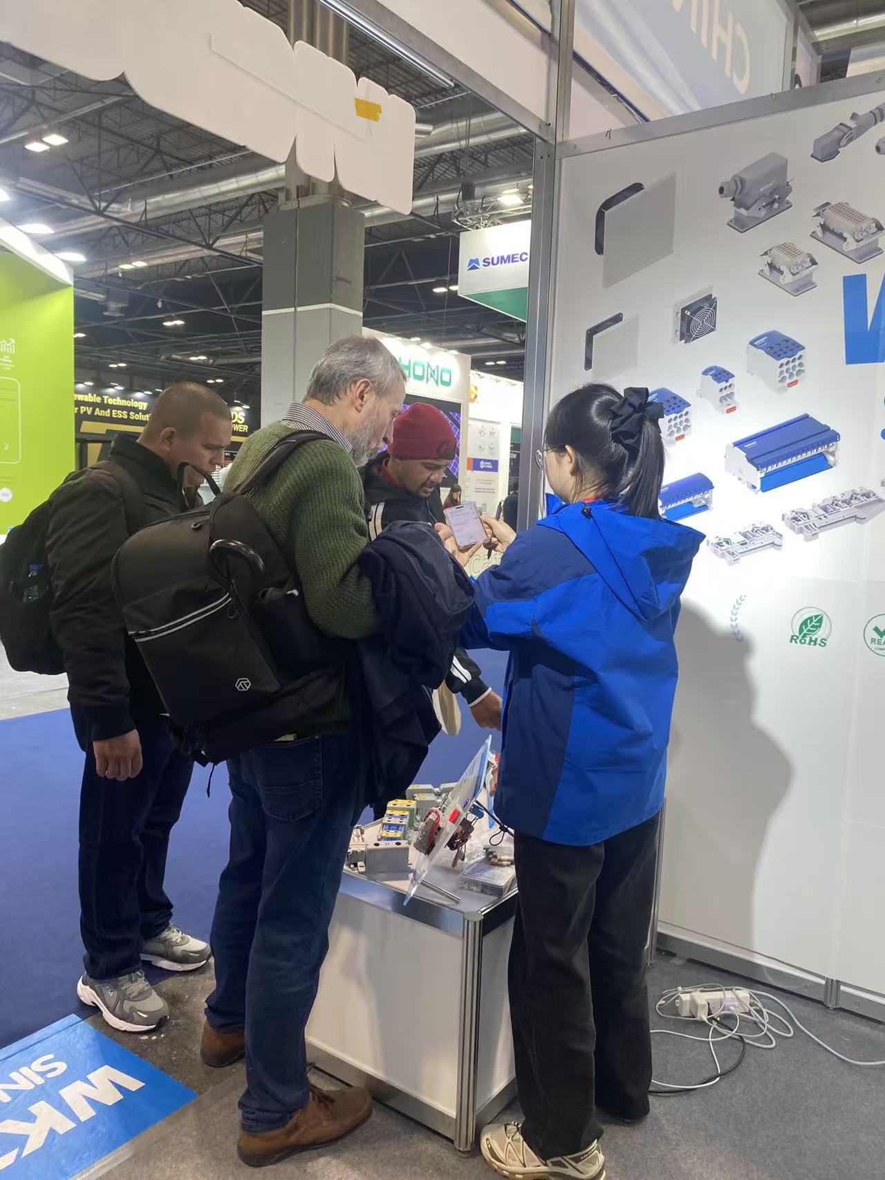 WONKE ELECTRIC สร้างความประทับใจอย่างมากที่ MATELEC 2025-Terminal Blocks!!