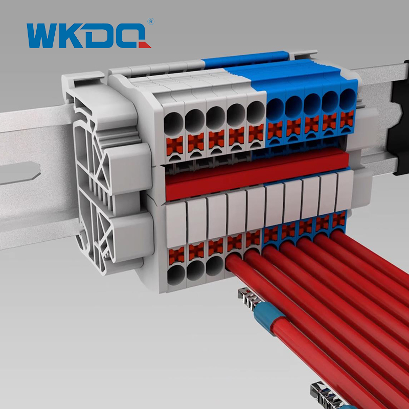 WONKE ELECTRIC - เทอร์มินัลบล็อกแบบกดเข้า เพิ่มประสิทธิภาพการเดินสายไฟ 50%