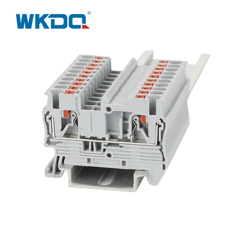 800V 31A ขั้วต่อเทอร์มินัลบล็อกแบบติดตั้งบนราง Din