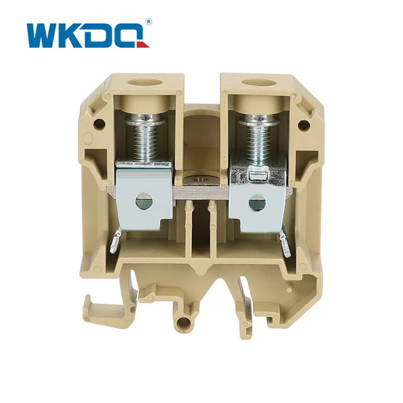 JSAK 35EN 35mm Pass Through Terminal Block, Terminal Block Screw fix Nylon PA66 ตัวเรือนวัสดุคุณภาพสูง