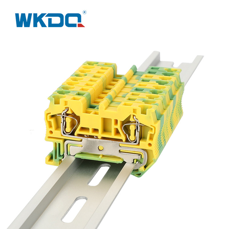 ขั้วต่อเทอร์มินัลบล็อกสปริง JST 4-PE สีเขียว 800V 41A 4 มม. ส่วนตัดขวาง