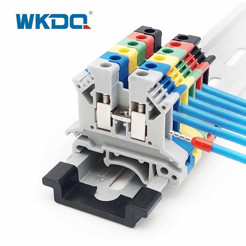 ขั้วต่อไฟฟ้าเทียบเท่า JUK 2.5B Phoenix การเชื่อมต่อด้วยสกรู 2.5 มม. IEC 60947-7-1