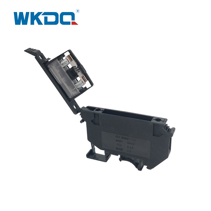 JUK 5-HESI ขั้วต่อเทอร์มินัลบล็อกแบบสกรู Uk Series ชนิดรางสีเทาและสีดำ