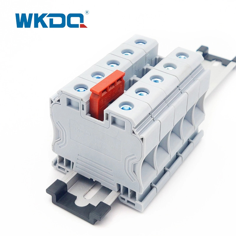 JUT 35 Din Rail Screw Installation Universal Terminal Blocks 125A Hex Scoket