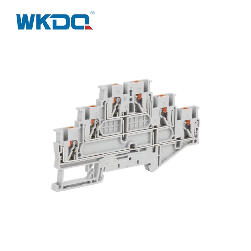 PT2.5 Push In Terminal Block Wire Connector การเดินสายด่วนรวมสปริงเทอร์มินอล