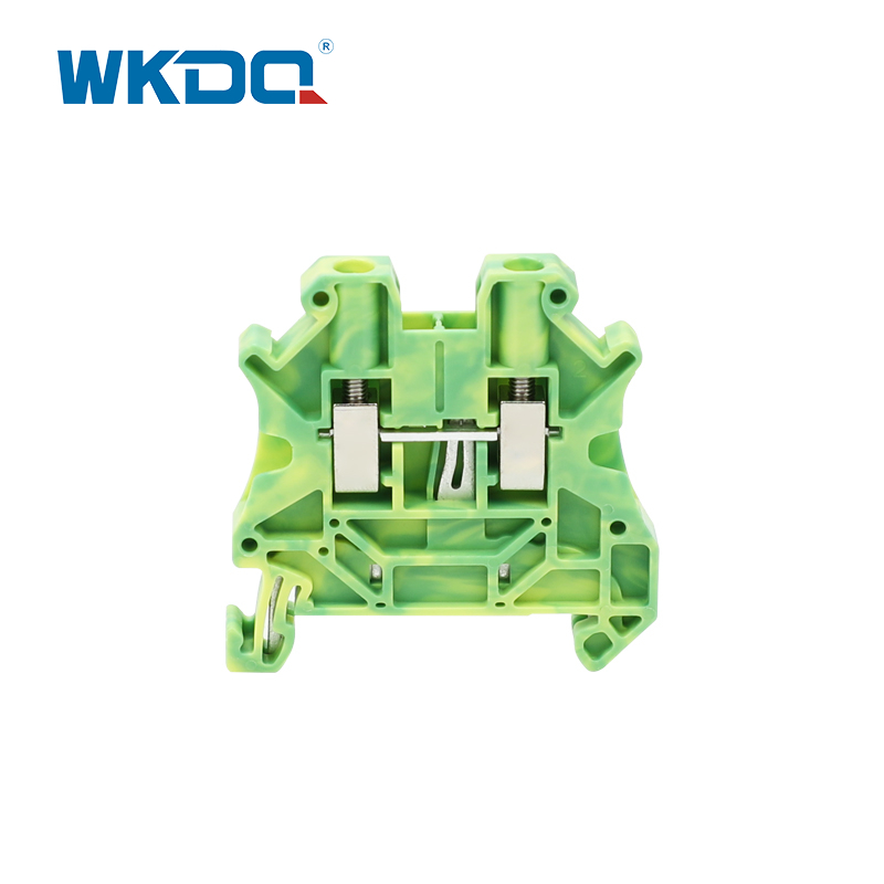 สกรู Earth Din Rail Terminal Block