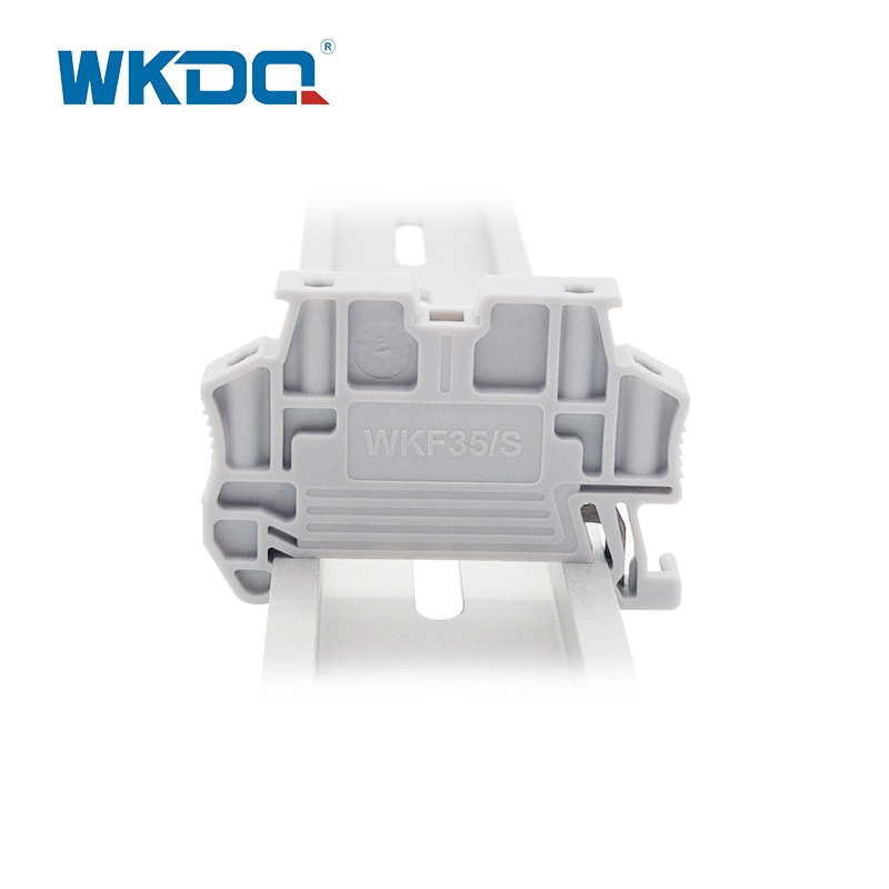 Utra Thin 35mm Din Rail Terminal Block End Bracket Stop Clamp