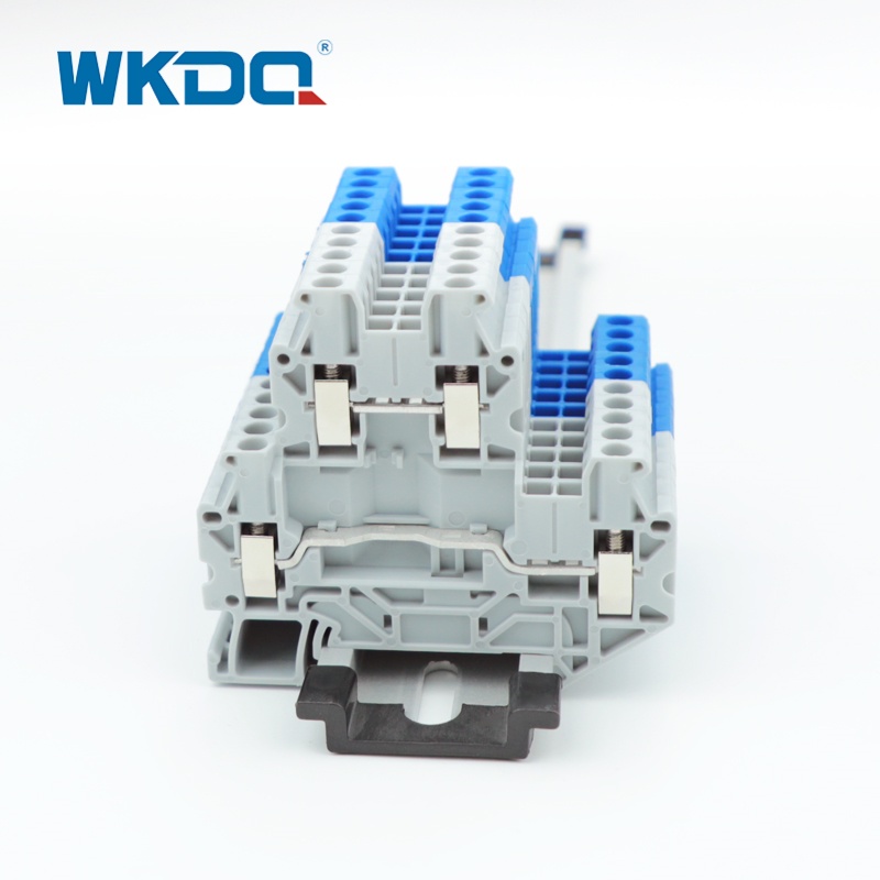 Uttb2.5 2.5mm2 DIN Rail Double Screw Terminal Block